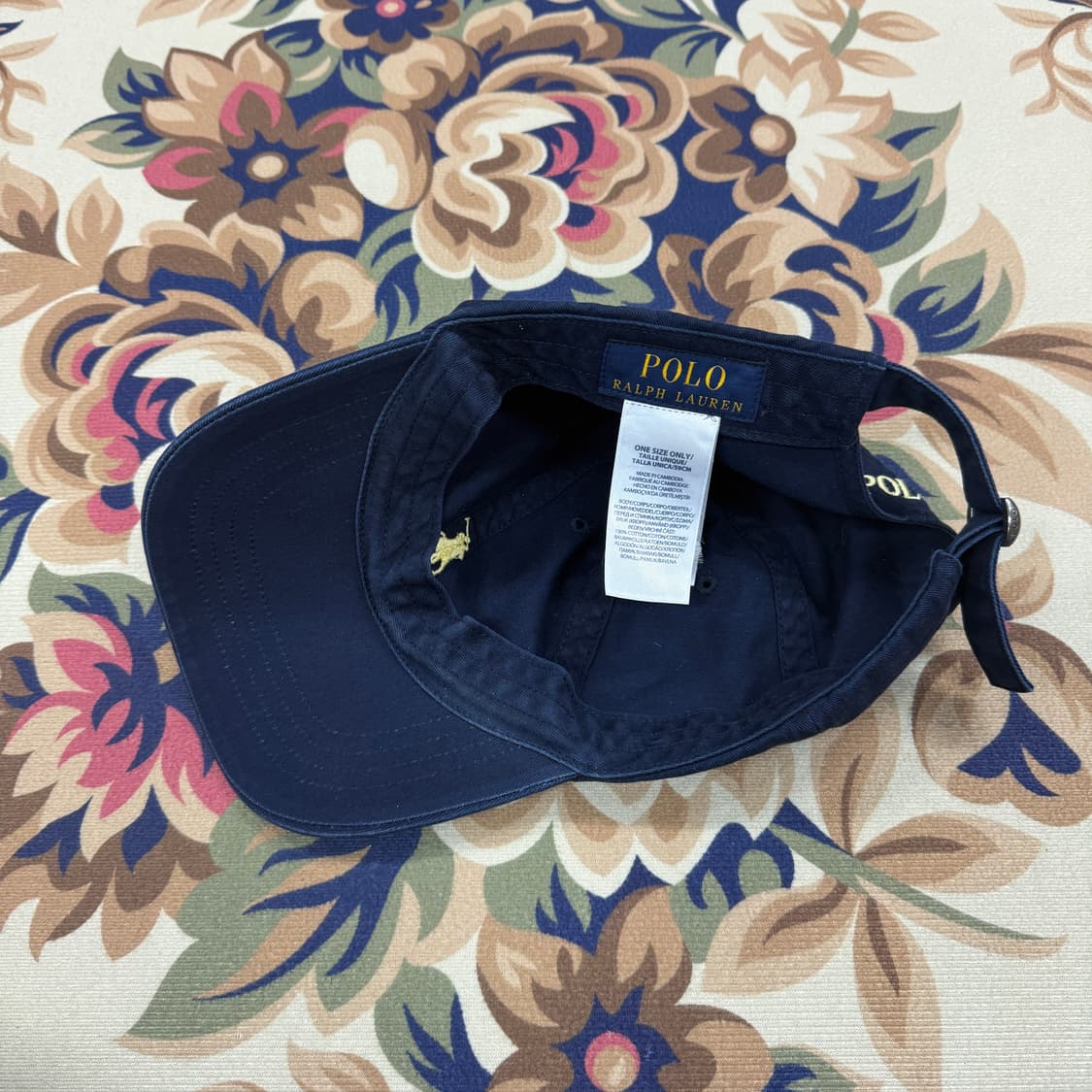 폴로 랄프로렌 베이직로고 볼캡(네이비,남노) 상품이미지5