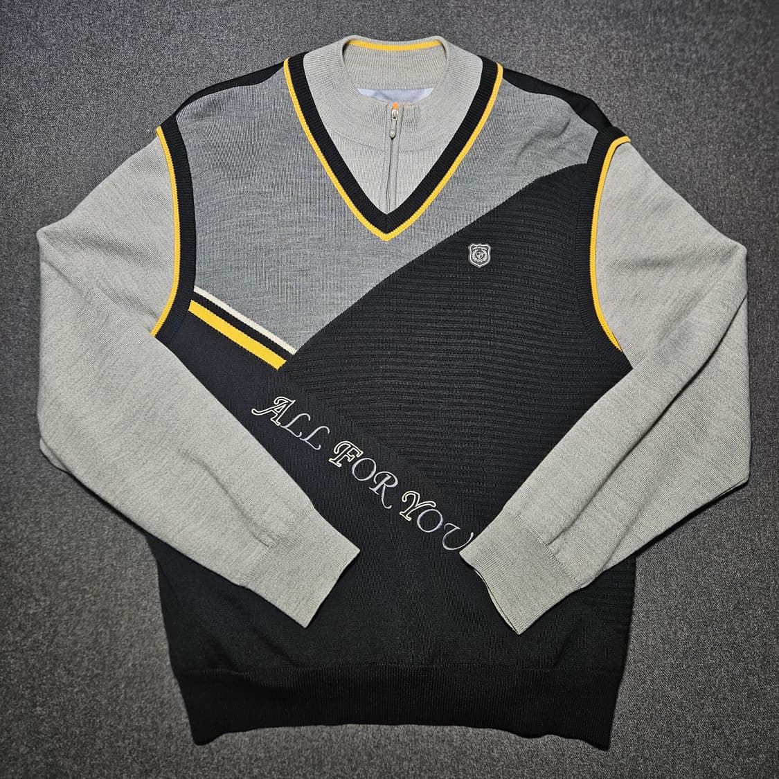 All For You 남성 반집업 방풍니트 105 상품이미지1