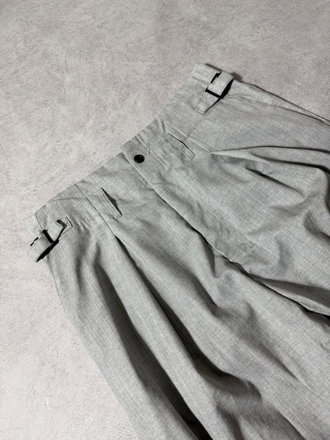 Ancellm wool Damage Wide Slacks 상품이미지4