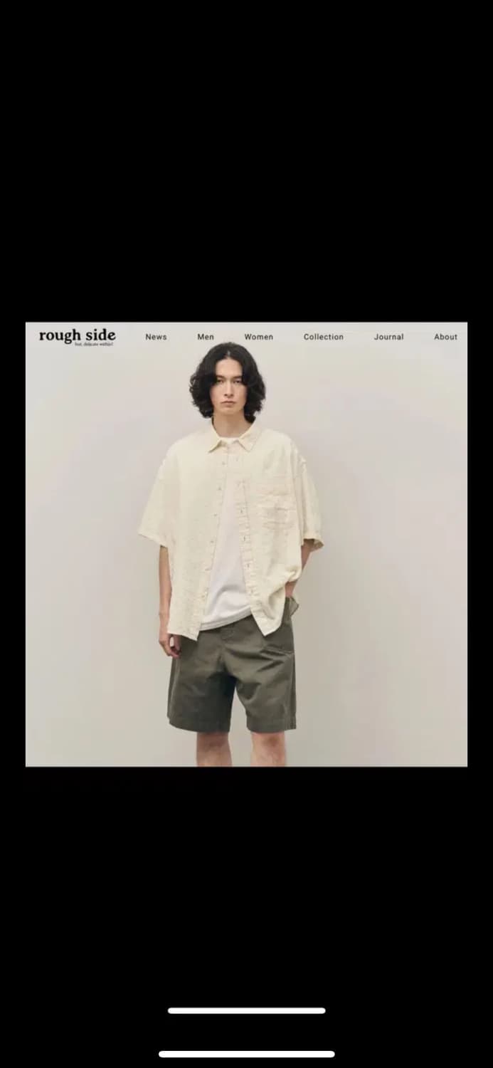 러프사이드 rough side의 Primary Half Shirt. 상품이미지2