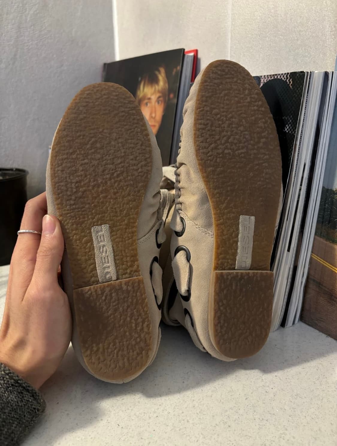 디젤 스웨이드 본디지 부츠 상품이미지8