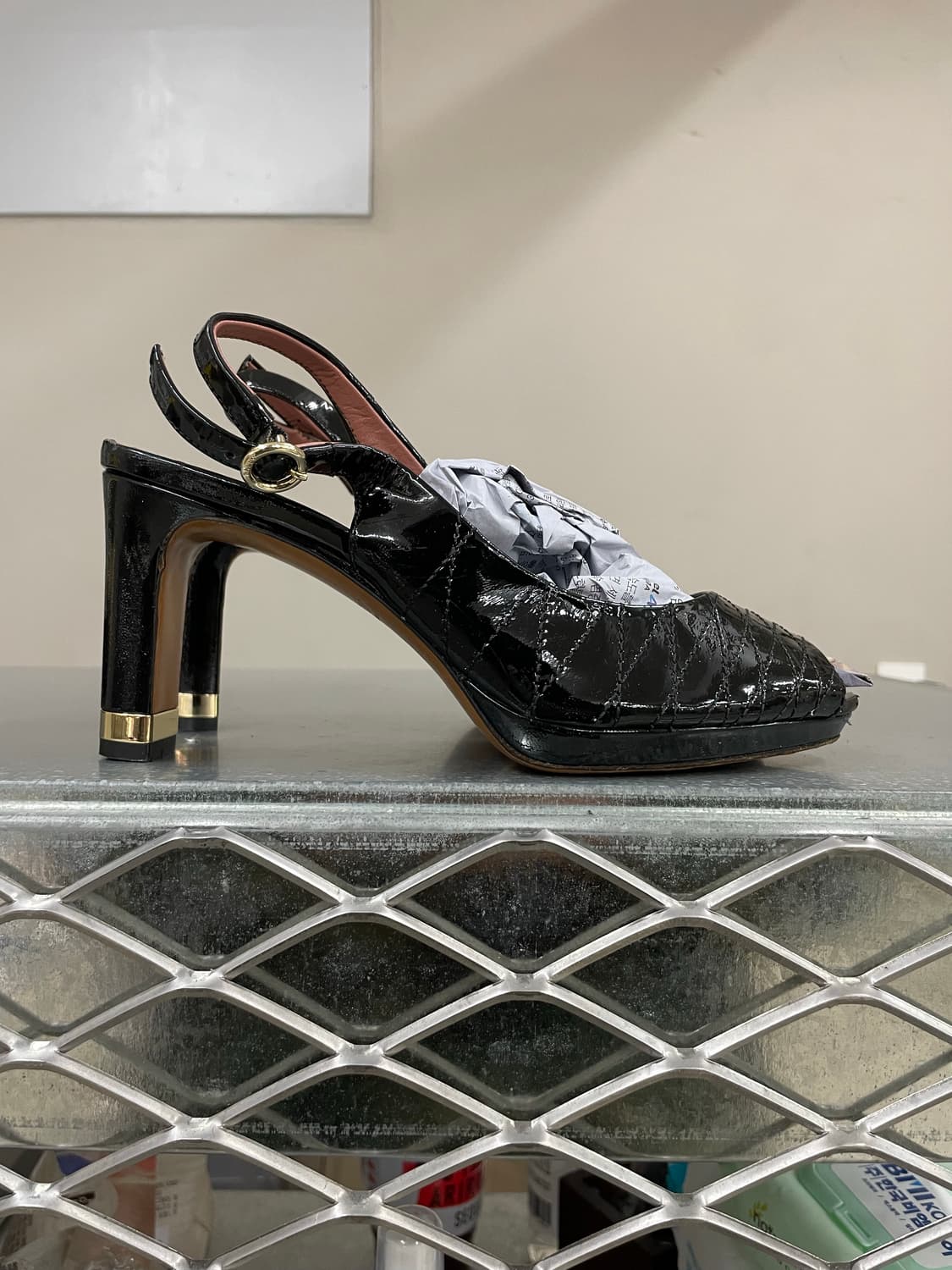 발리 슬링백 레더 펌프스 37.5 상품이미지4