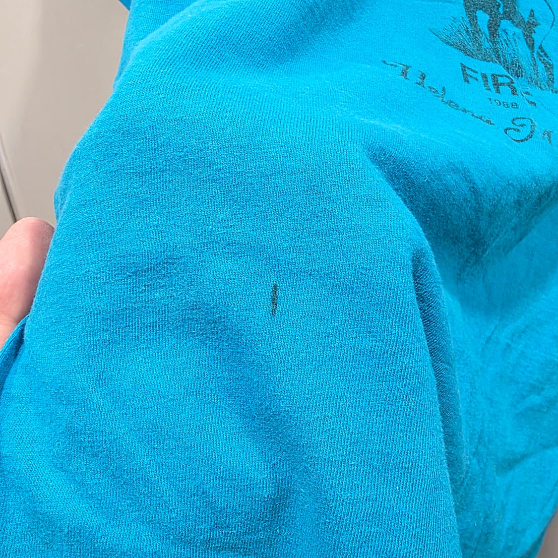 헤인즈 사슴 그래픽 프린트 빈티지 티셔츠 상품이미지5