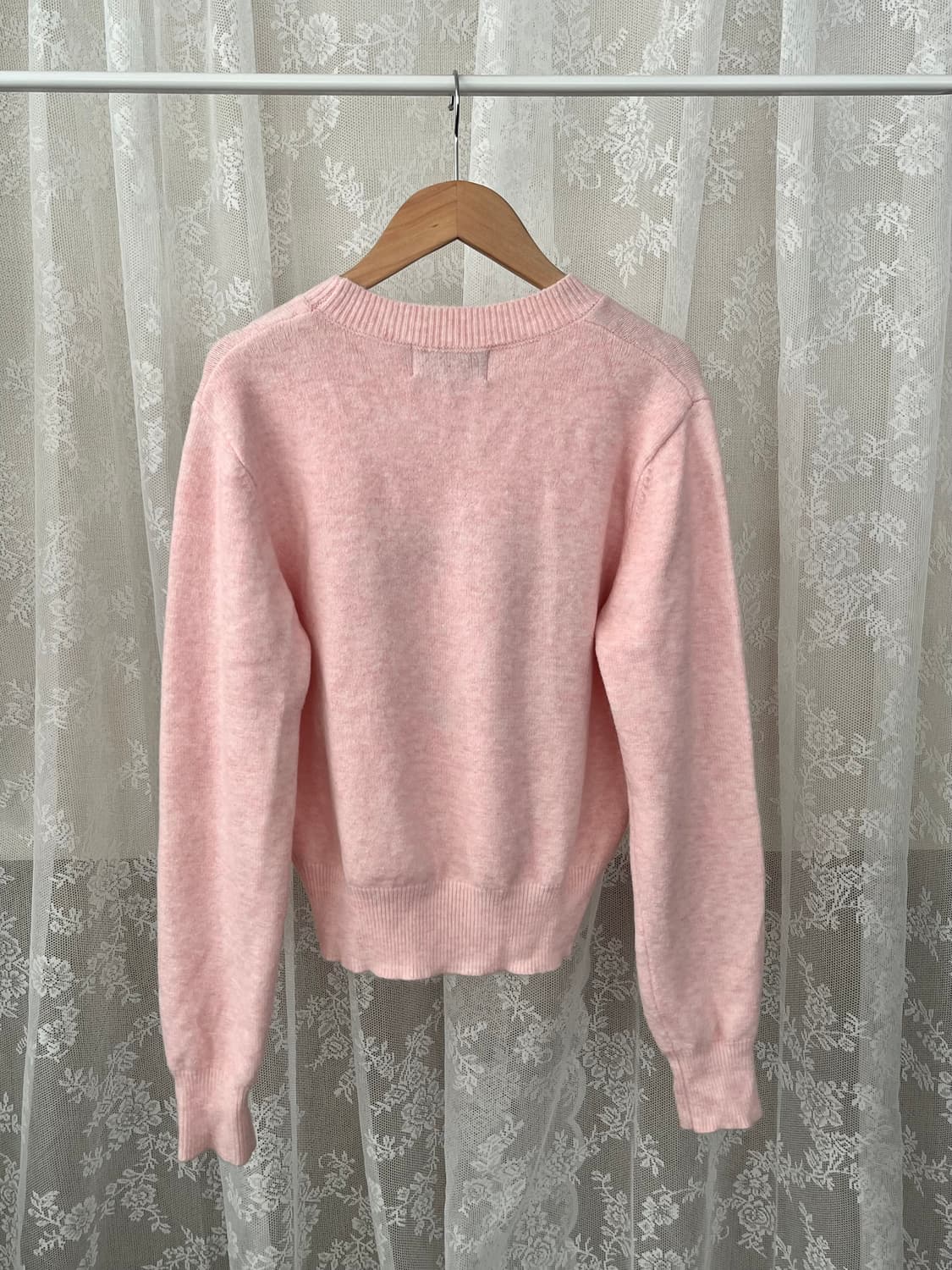 F) 로라로라 엠브리오더리 니트 핑크 상품이미지2