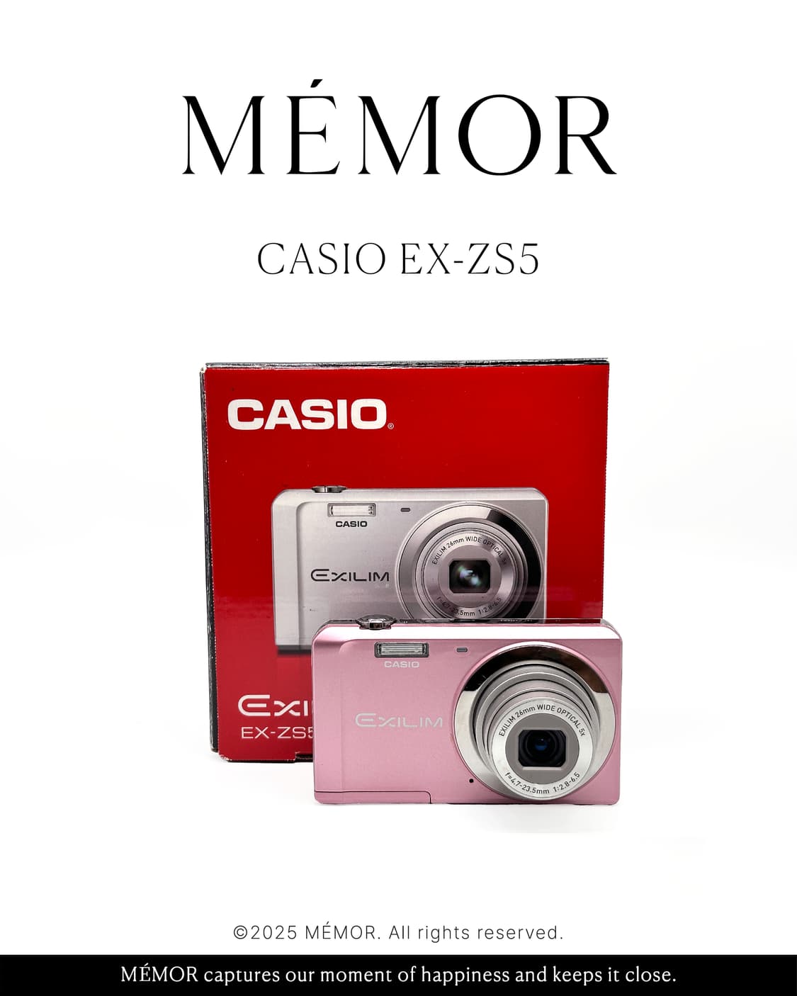 딸기우유핑크컬러🍓CASIO EX-ZS5 카시오 카메라 박스셋 상품이미지2