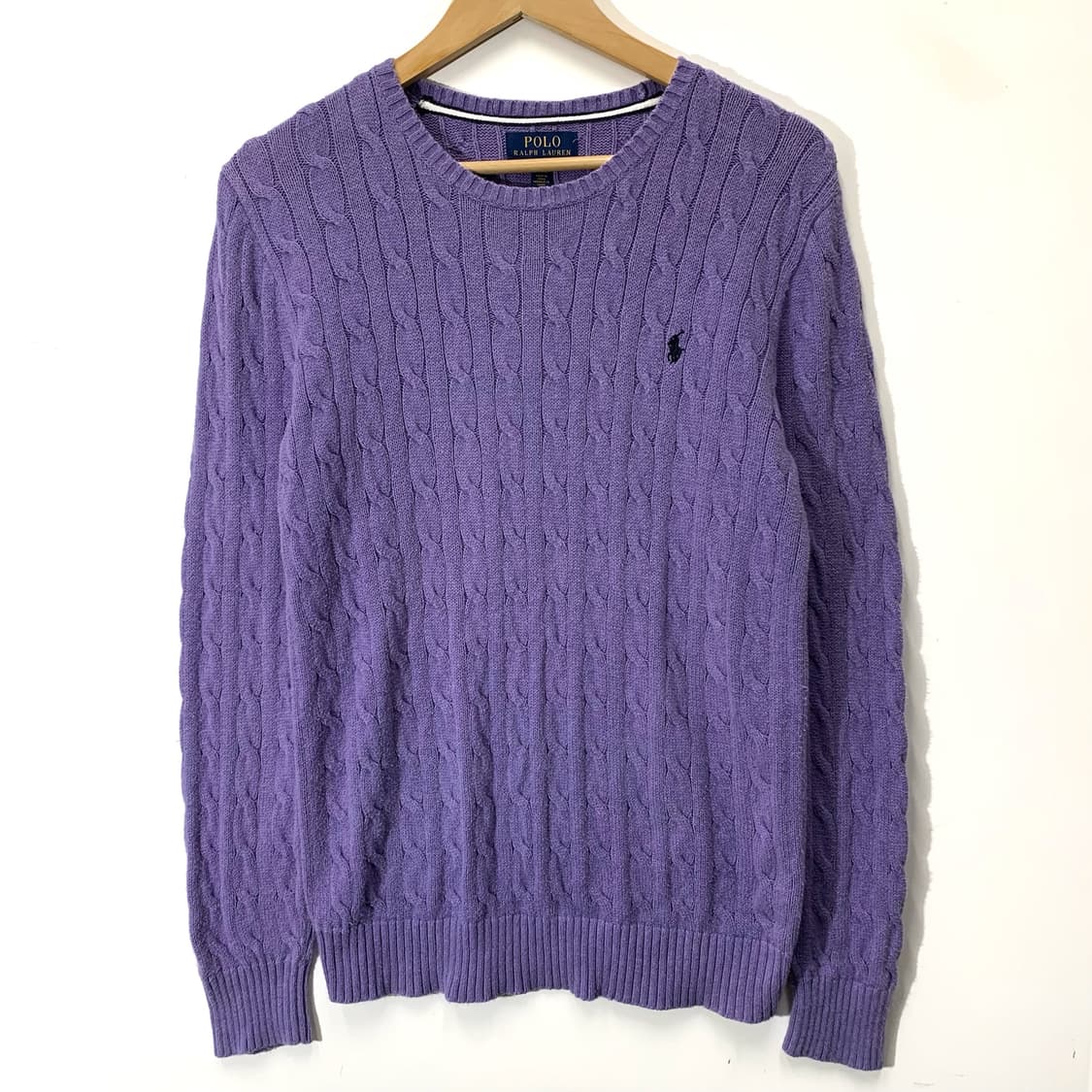 폴로 보이즈 우먼스 케이블 라운드 니트 상품이미지1