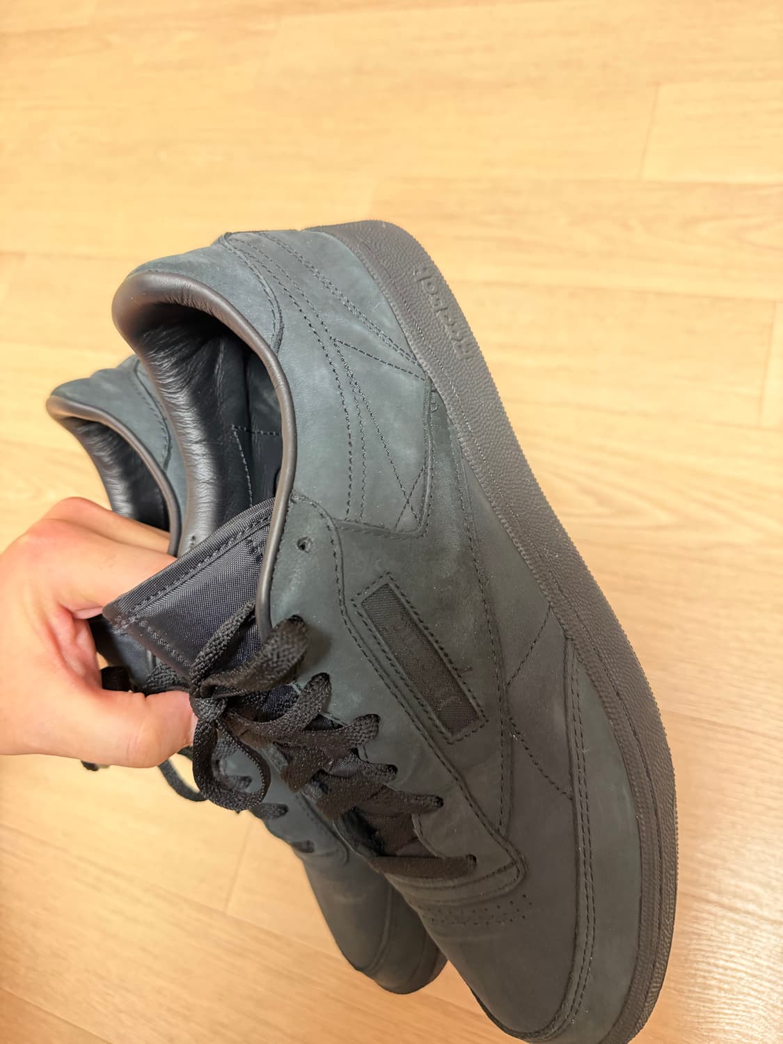 JJJJound x Reebok 클럽 C 코어 블랙 (300) 상품이미지9