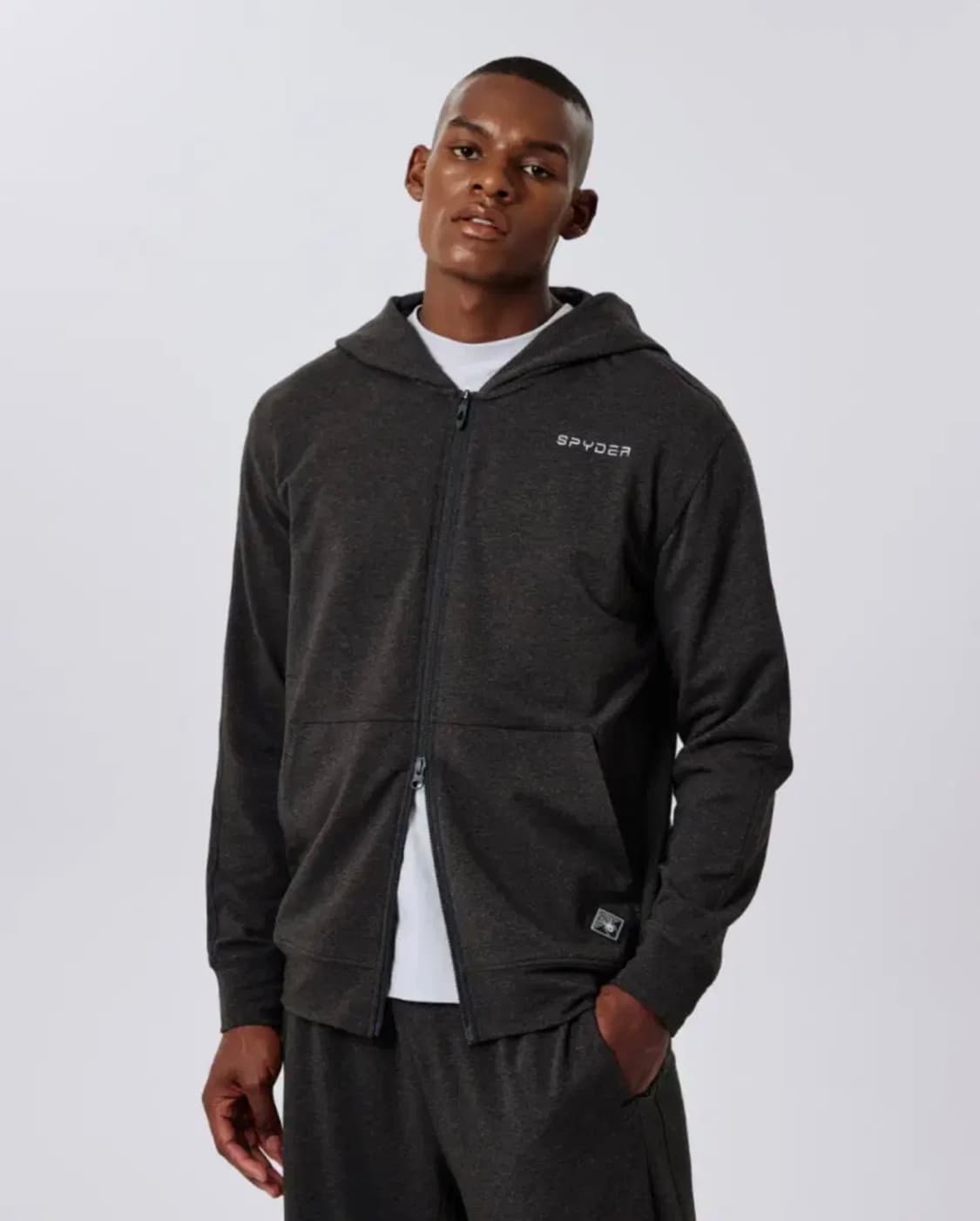 [새제품] 스파이더 젠 콜렉션 맨즈 모달 스웻 세트 - 차콜 상품이미지2