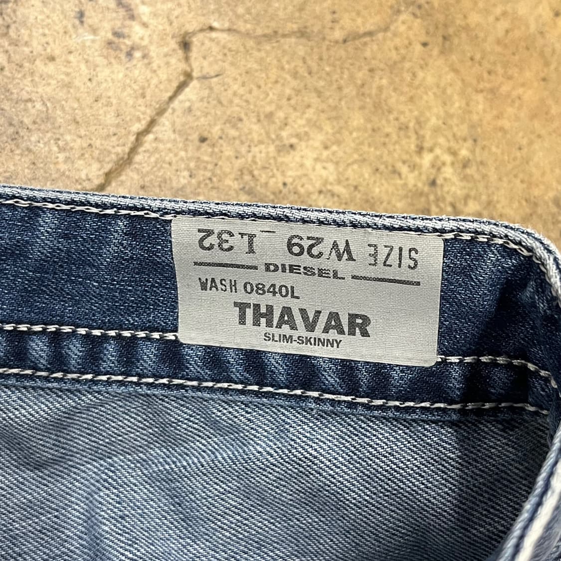 [정품/29] 디젤 THAVAR 워싱 데님 청바지 b18 상품이미지6