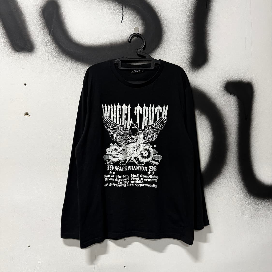 VTG 빈티지 빅사이즈 펑크 프린팅 롱 슬리브 티셔츠 상품이미지1