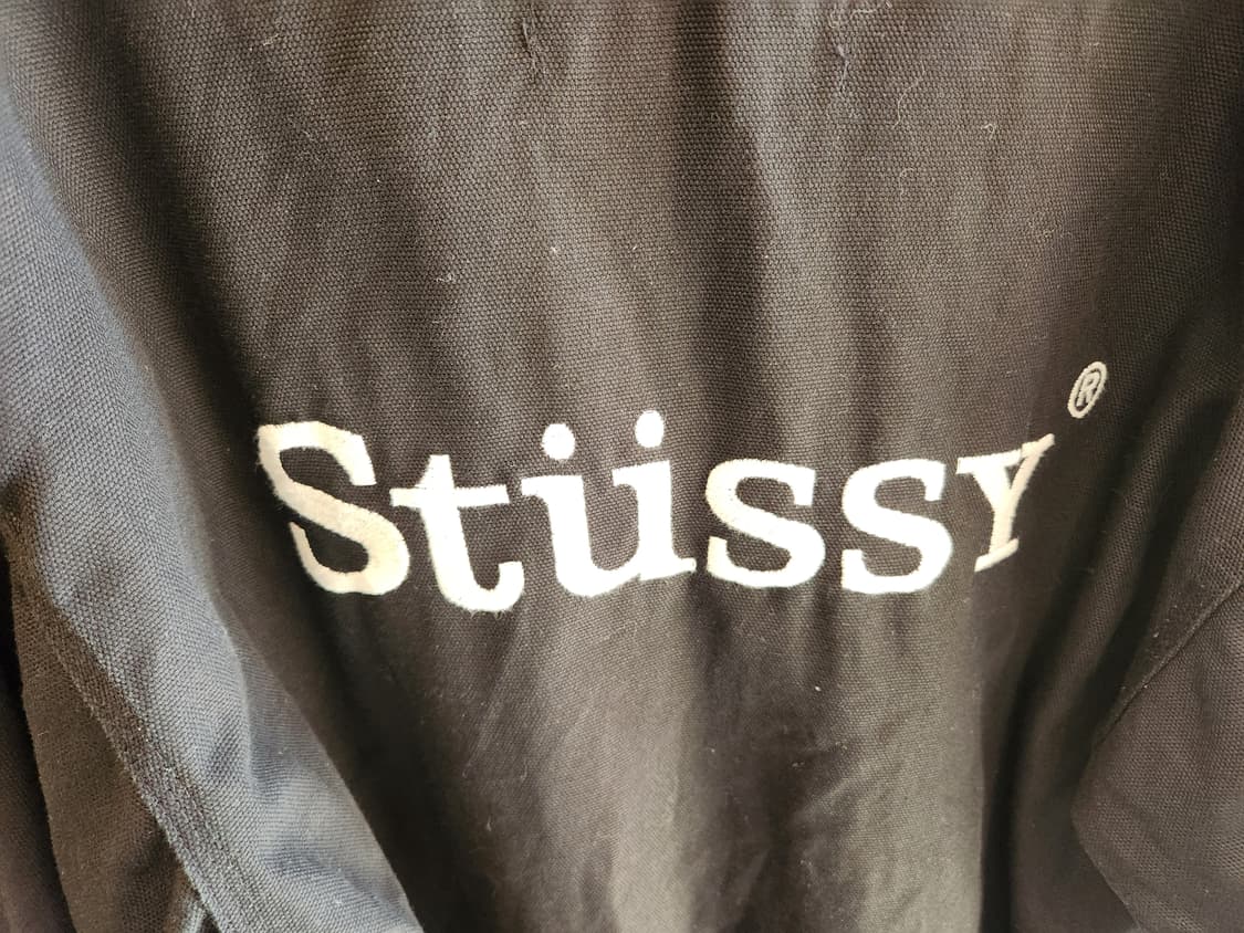 스투시 블랙 후드 집업 상품이미지7