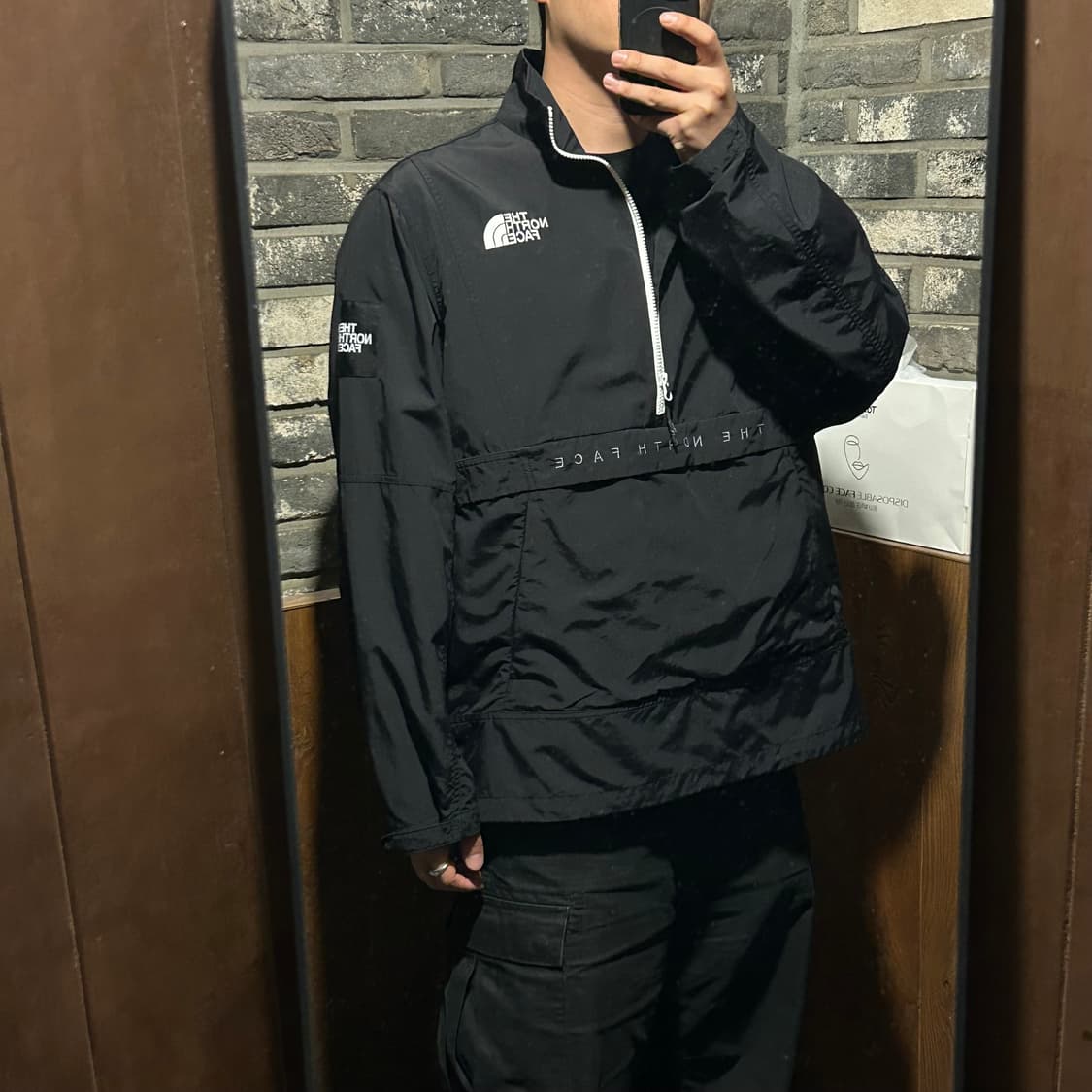 XXL) 노스페이스 블랙 아노락 바람막이 상품이미지10