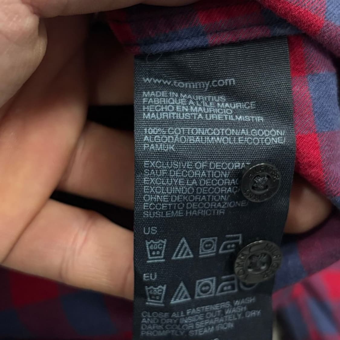 타미힐피거 체크 셔츠 v2369 상품이미지7