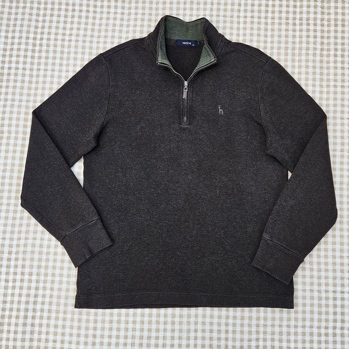 헤지스 하프집업 맨투맨 남자100 상품이미지1