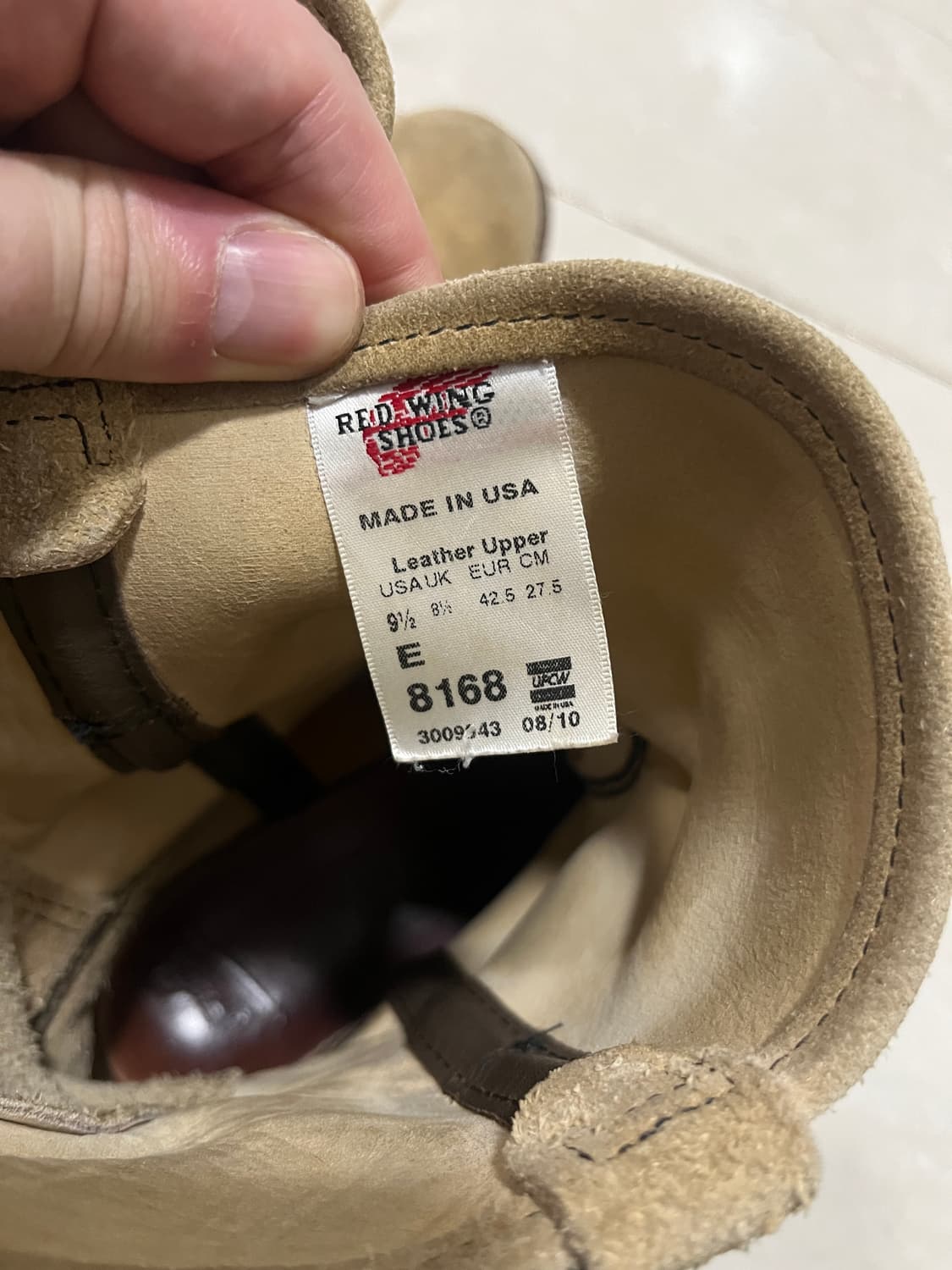 레드윙 8168(9.5E) 상품이미지5