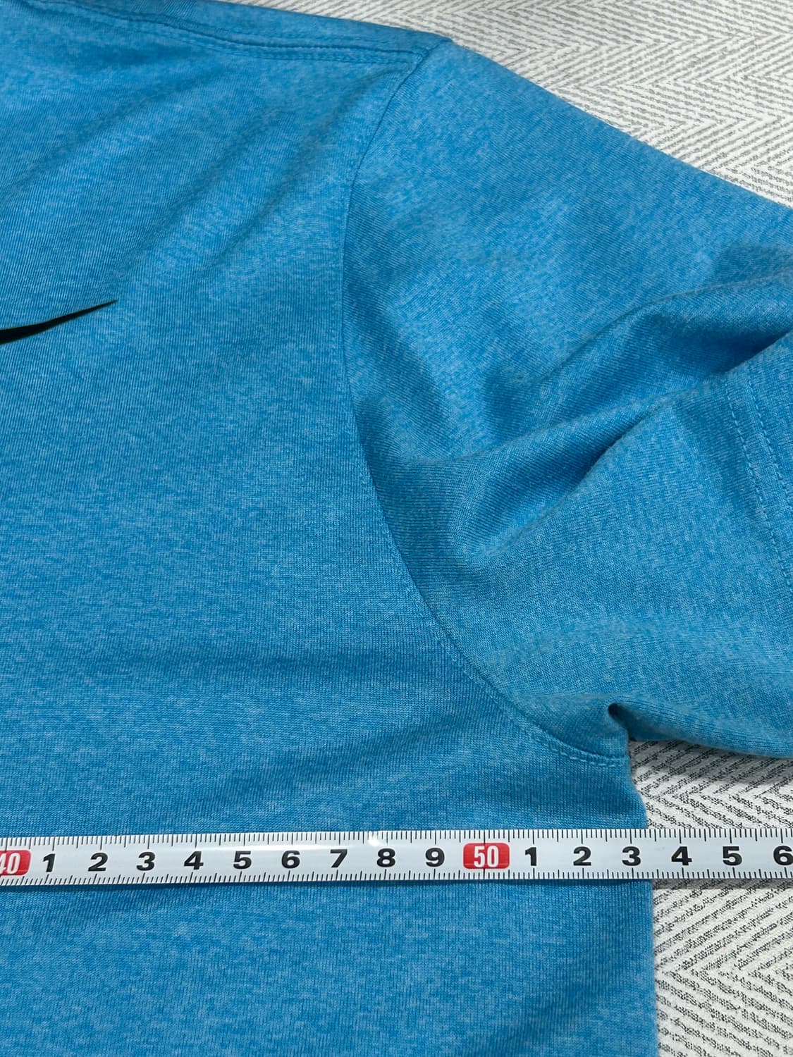 나이키 드라이핏 기능성 반팔 티셔츠 블루 상품이미지8