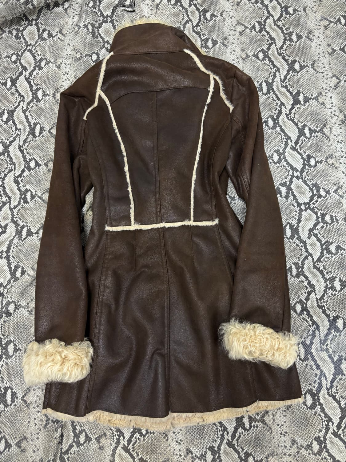 [Renoma] Fur Trimming Brown Jacket 상품이미지10