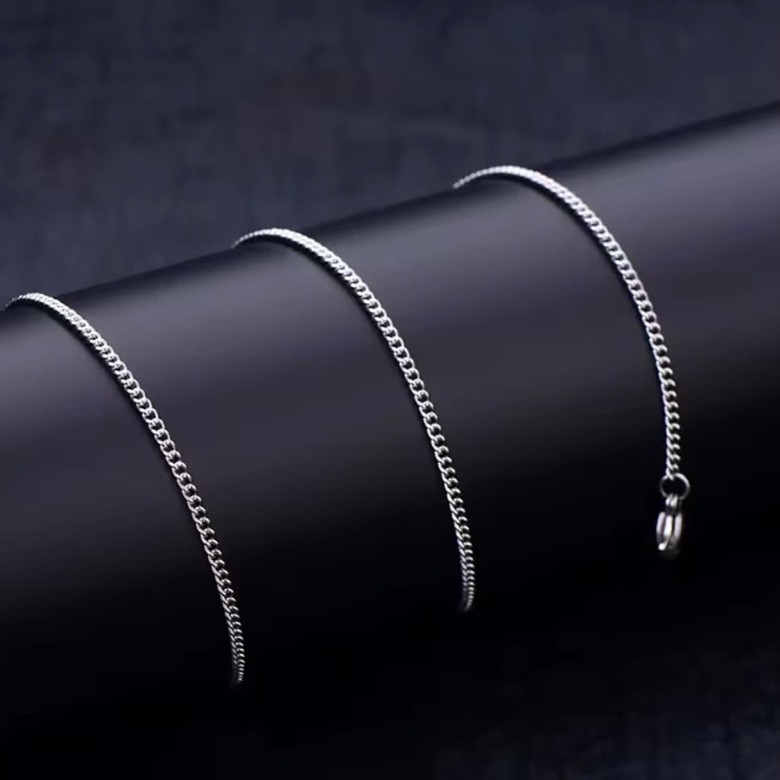 실버 체인 목걸이 상품이미지3