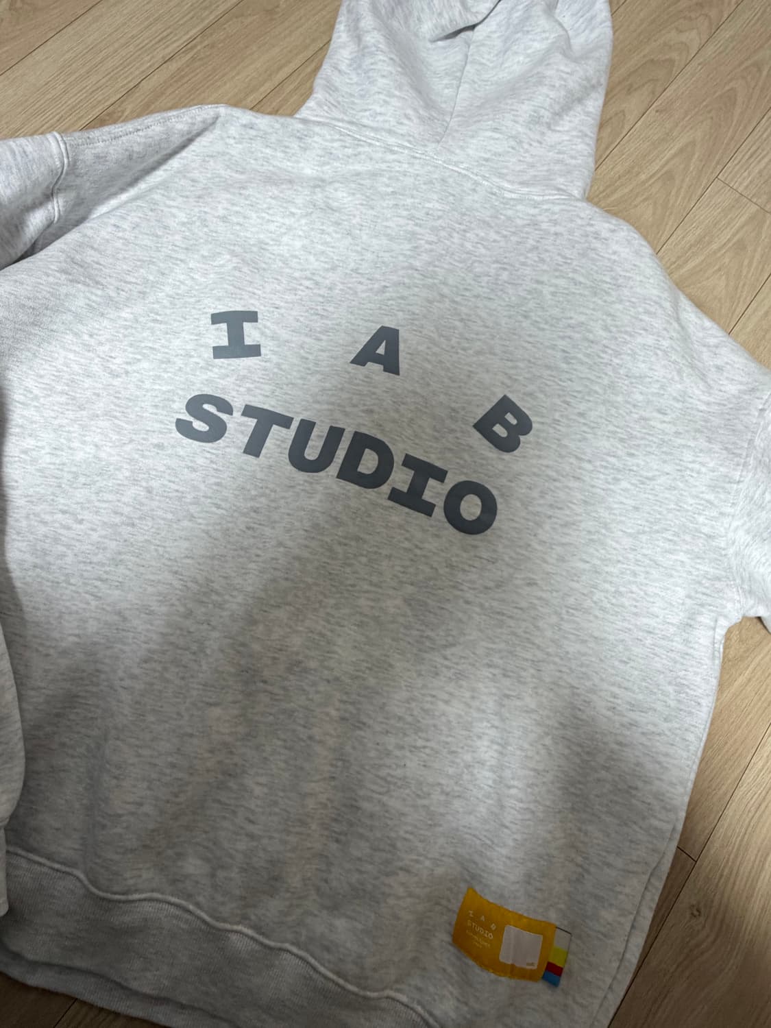 IAB 스튜디오 후드티 XL 라이트 그레이 상품이미지2