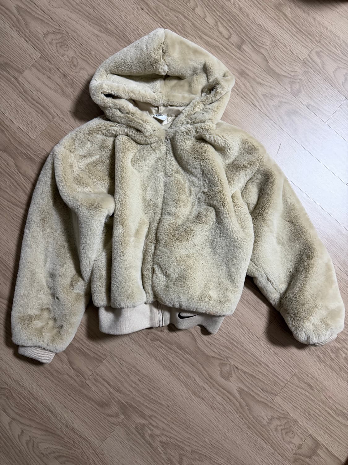 나이키 백 빅스우시 로고 퍼 후드 자켓 상품이미지2