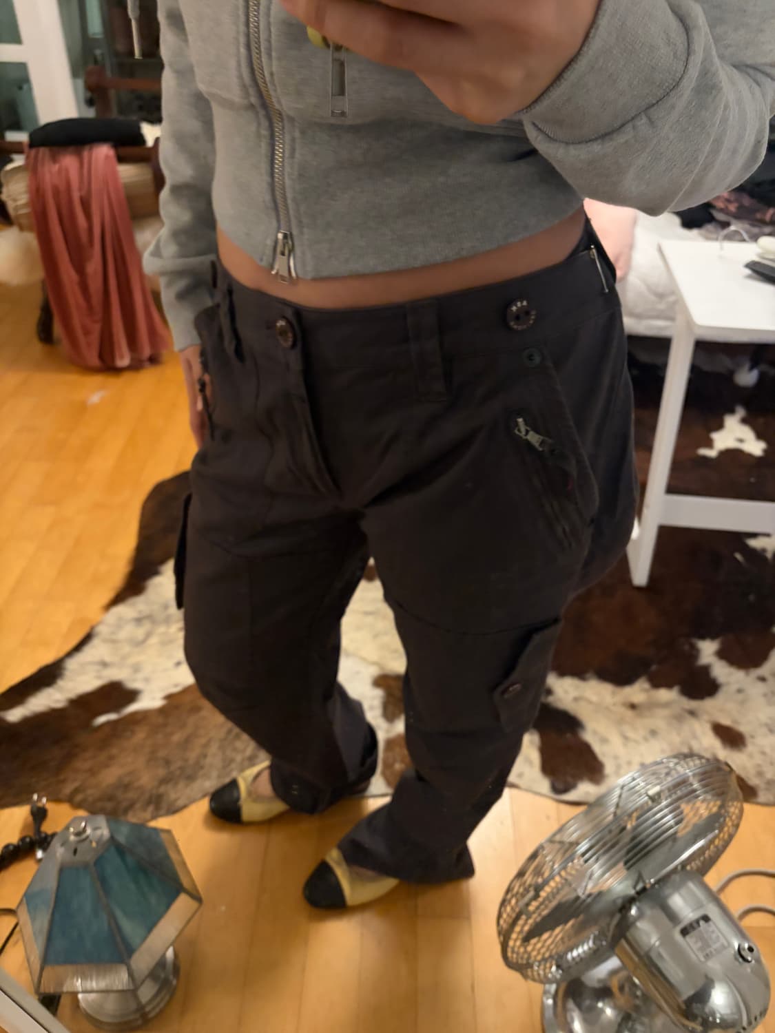 ASK 카고팬츠 (다크그레이) 상품이미지8