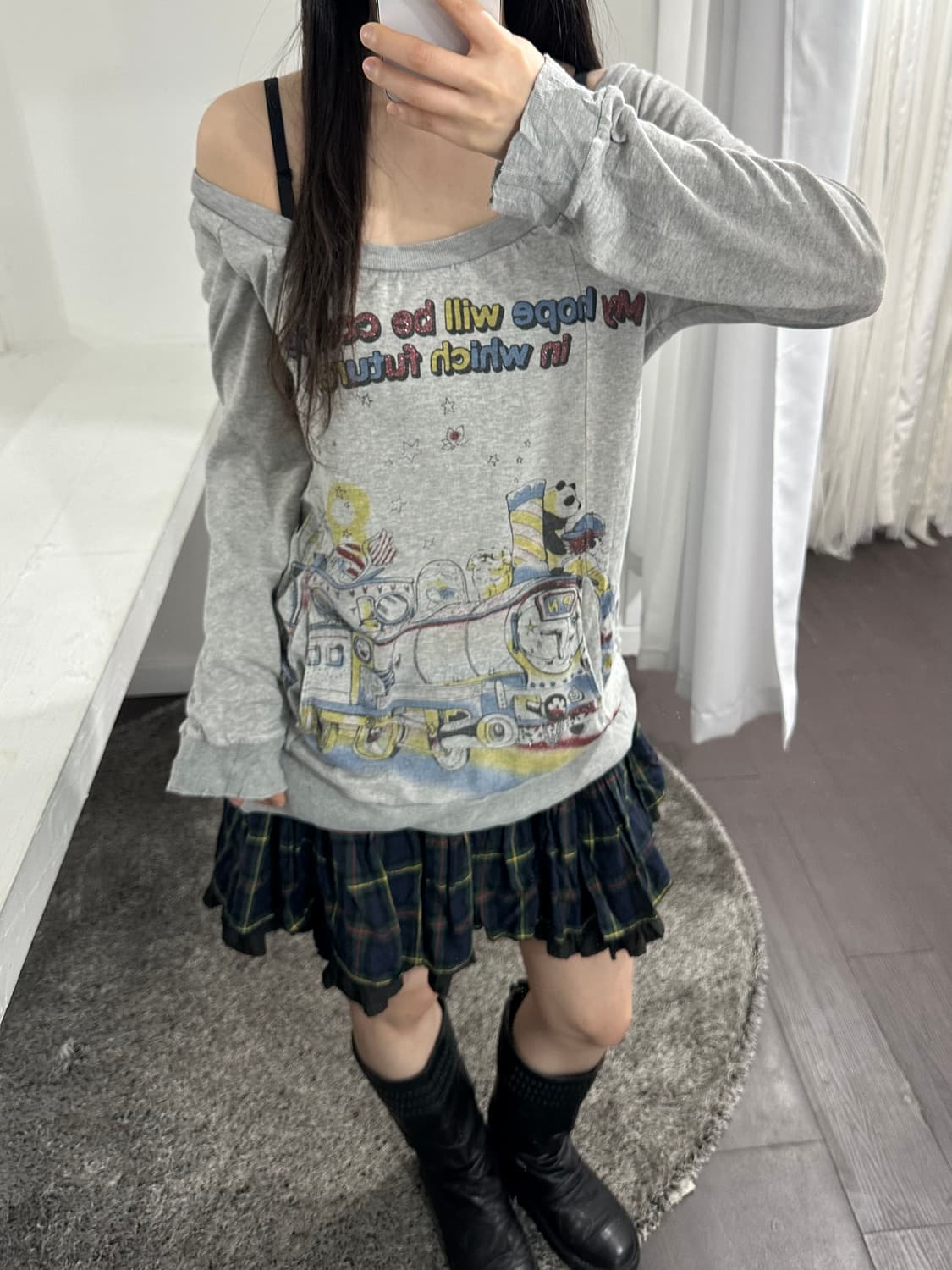 pavonine printing top 상품이미지5