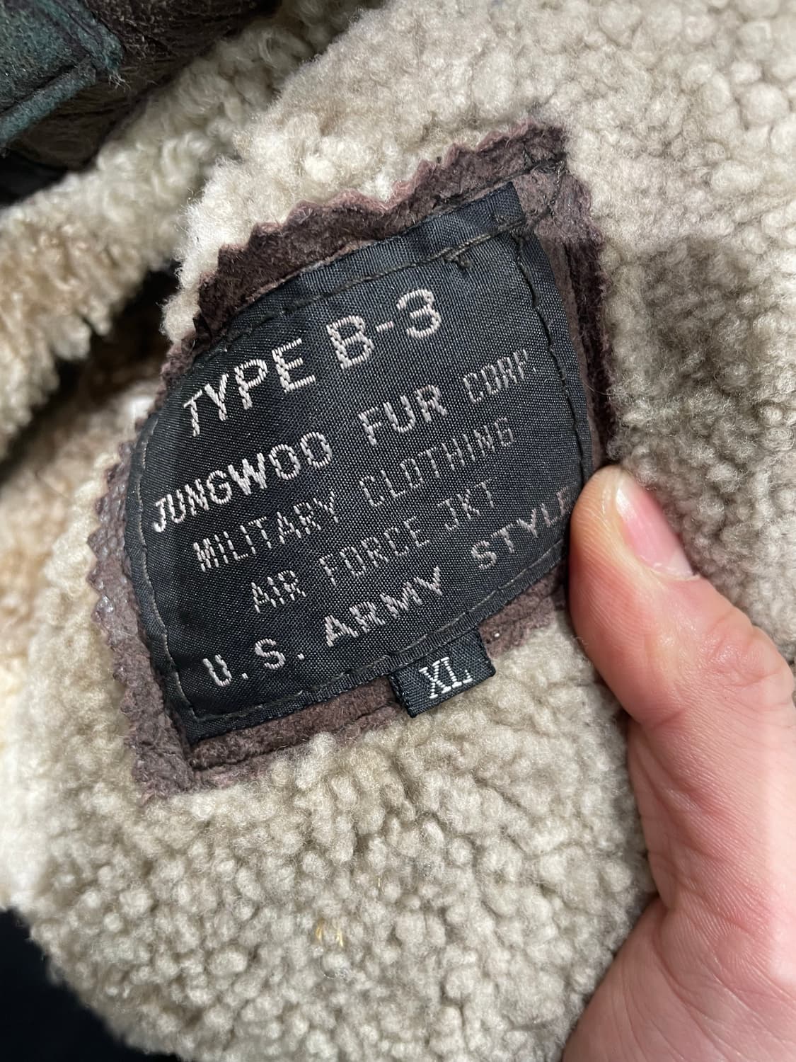  Military B-3 real leather flight jacke 상품이미지10