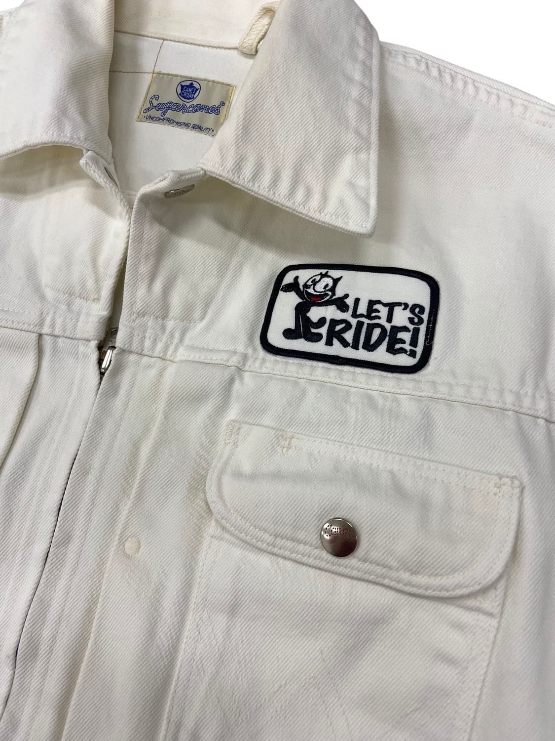 슈가케인 화이트 데님 자켓 상품이미지3