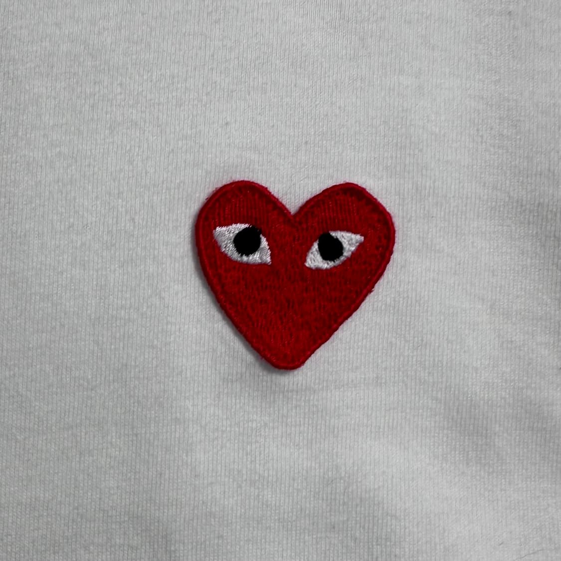 꼼데가르송 화이트 롱 슬리브   상품이미지5