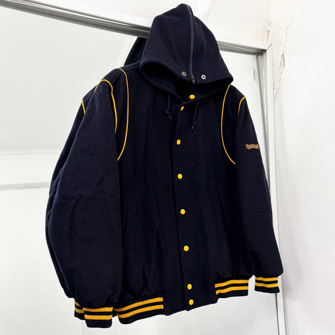 맥그리거 80s 후드 울 바시티 자켓 상품이미지1