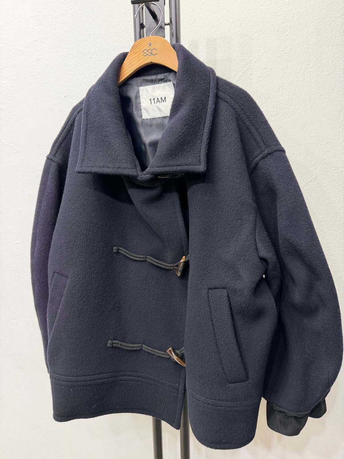 정품) 11AM 일레븐에이엠 여성 오버사이즈 더플코트 F 상품이미지3