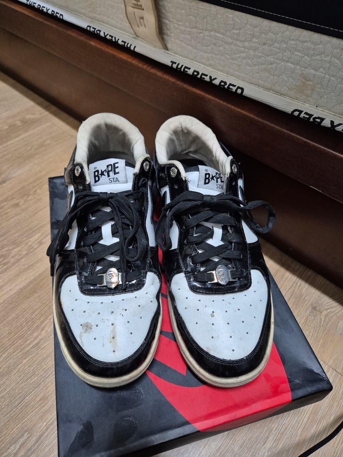 [280] 베이프스타 에어포스 검정 범고래 상품이미지2