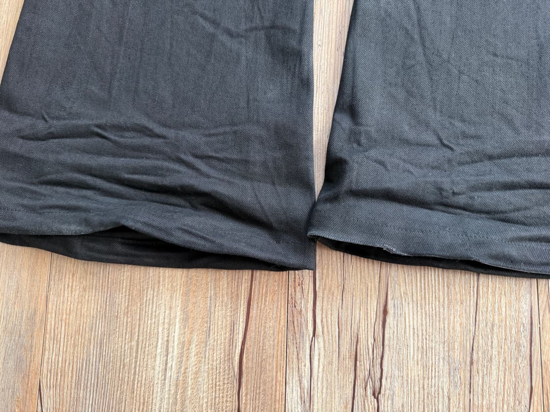 언더마이카 무.30 안티 Fxxking 로고 플레이 스트레치 플레어 블랙 상품이미지2