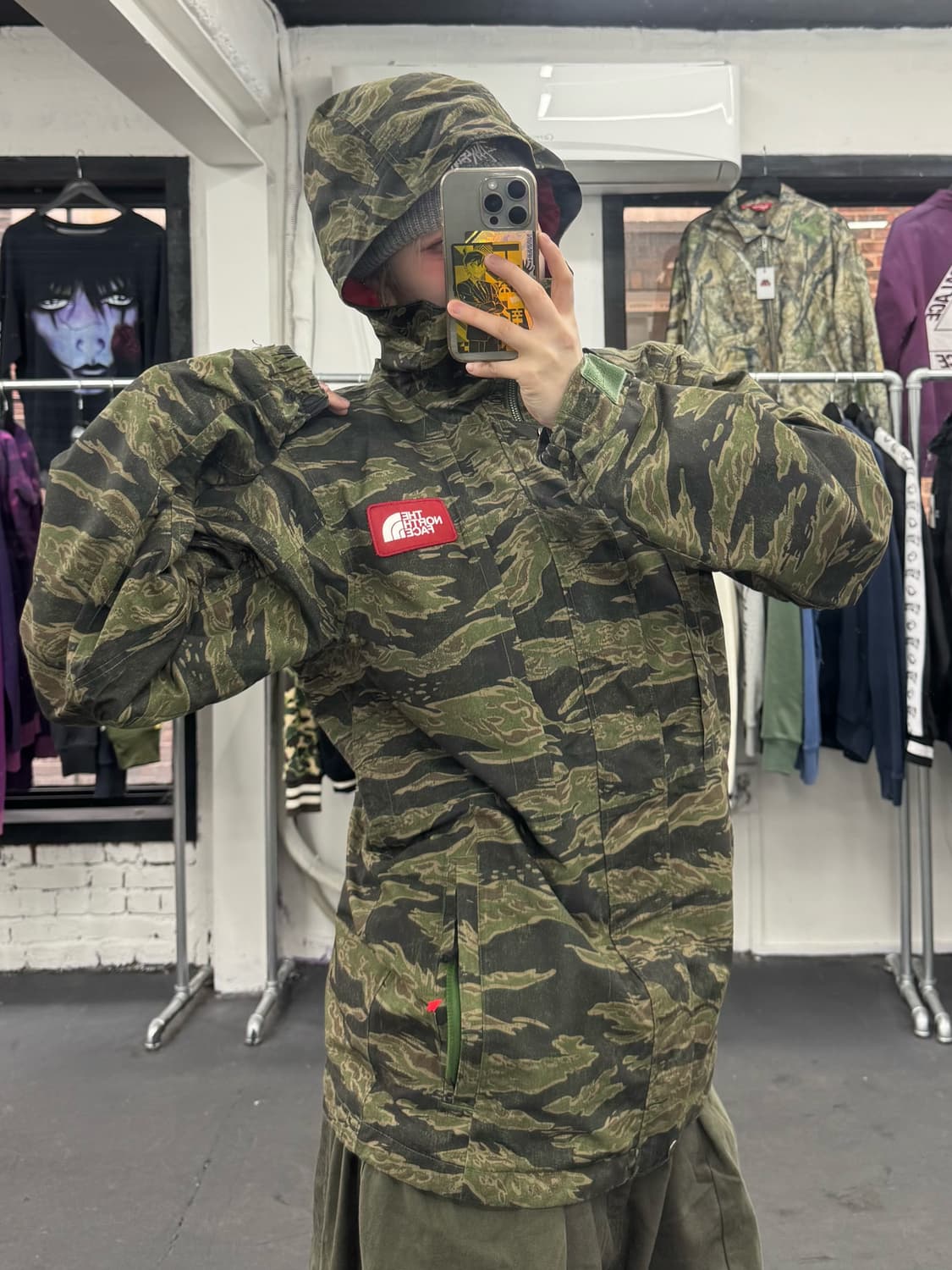 노스페이스 타이거카모 헌팅 바람막이 상품이미지4