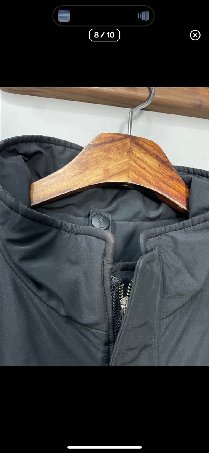 입생로랑 내피 패디드 블랙자켓 A3364 상품이미지8