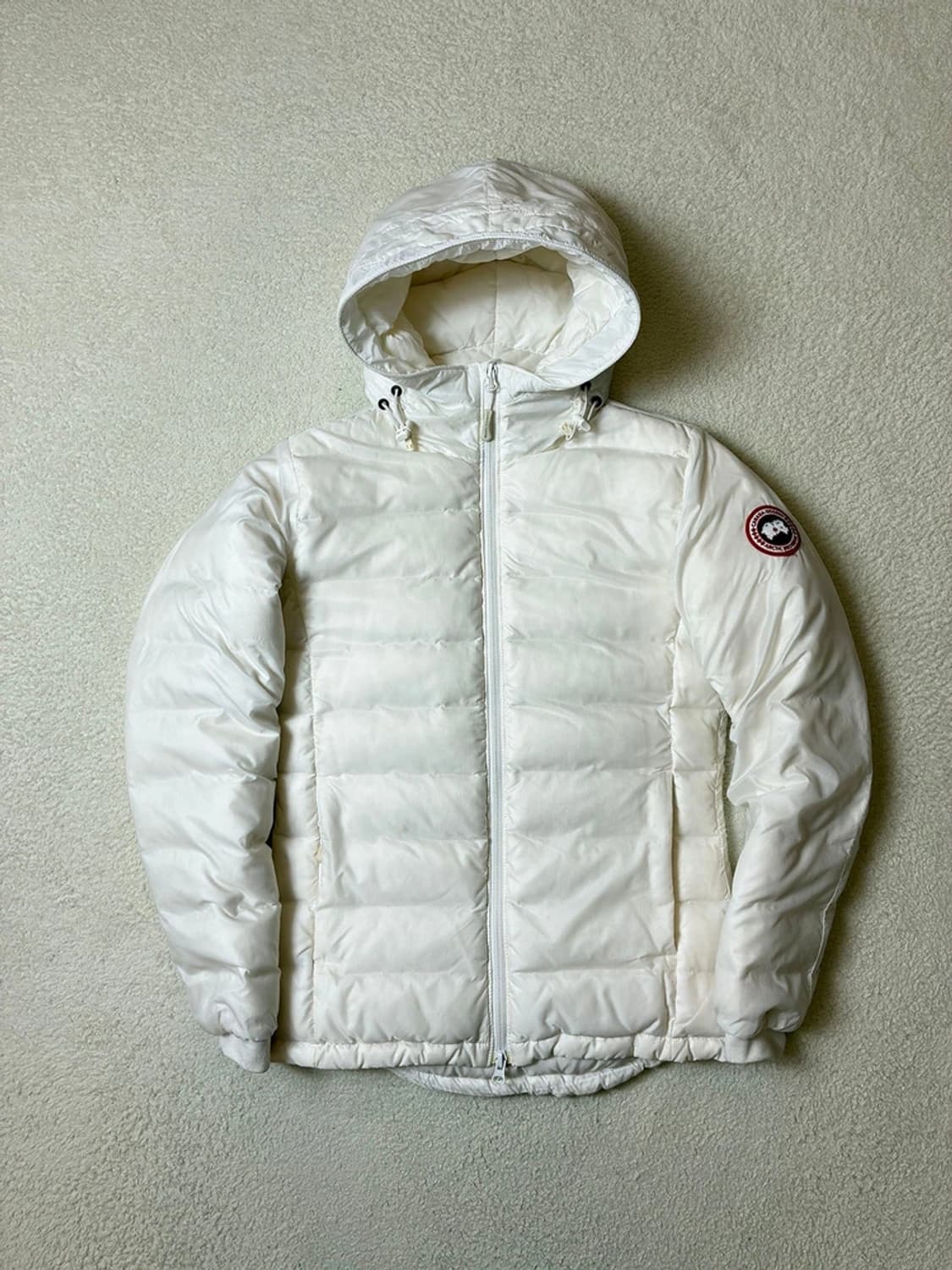 캐나다구스 12ss 덕다운 화이트 경량 후디 패딩 PN6459 상품이미지1