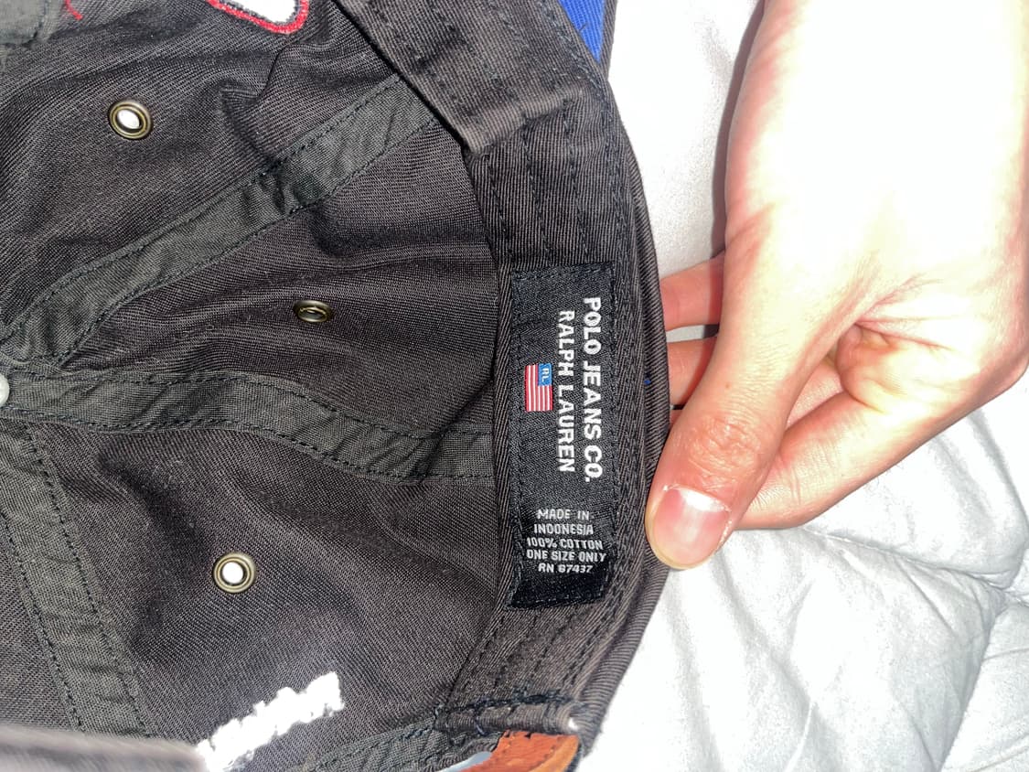 빈티지 폴로  진스 블랙 볼캡 상품이미지4