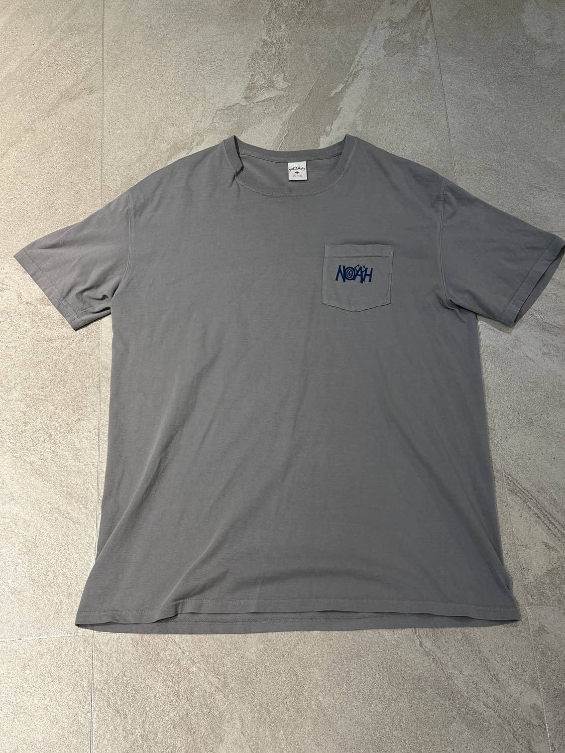 노아(NOAH) 그레이 카오스 반팔 티셔츠 XL 상품이미지3