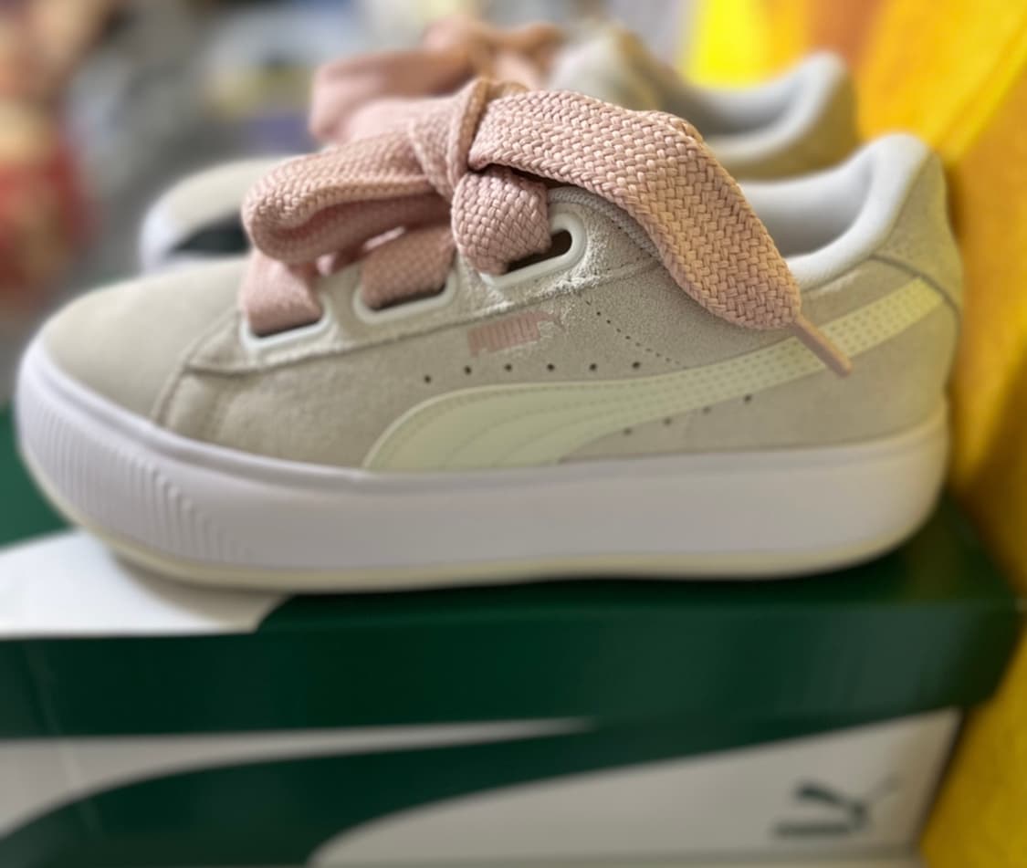 PUMA 푸마 스웨이드 마유 베이지 핑크 우먼스 상품이미지1