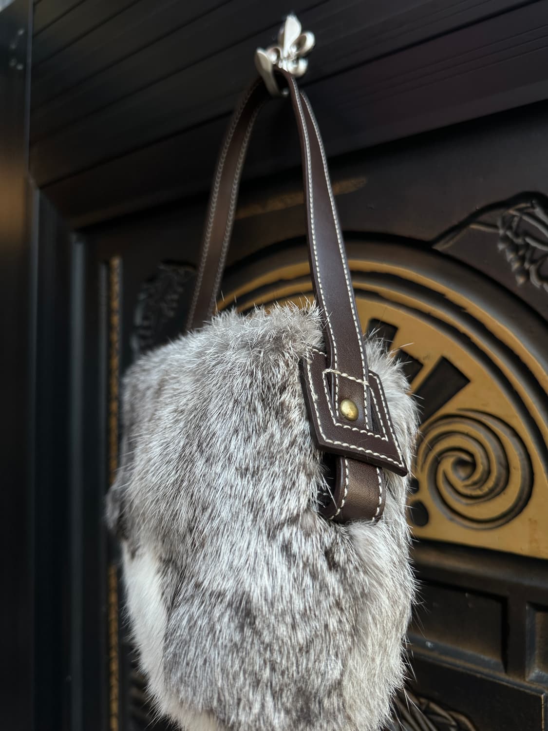 kumikyoku rabbit fur bag 상품이미지3