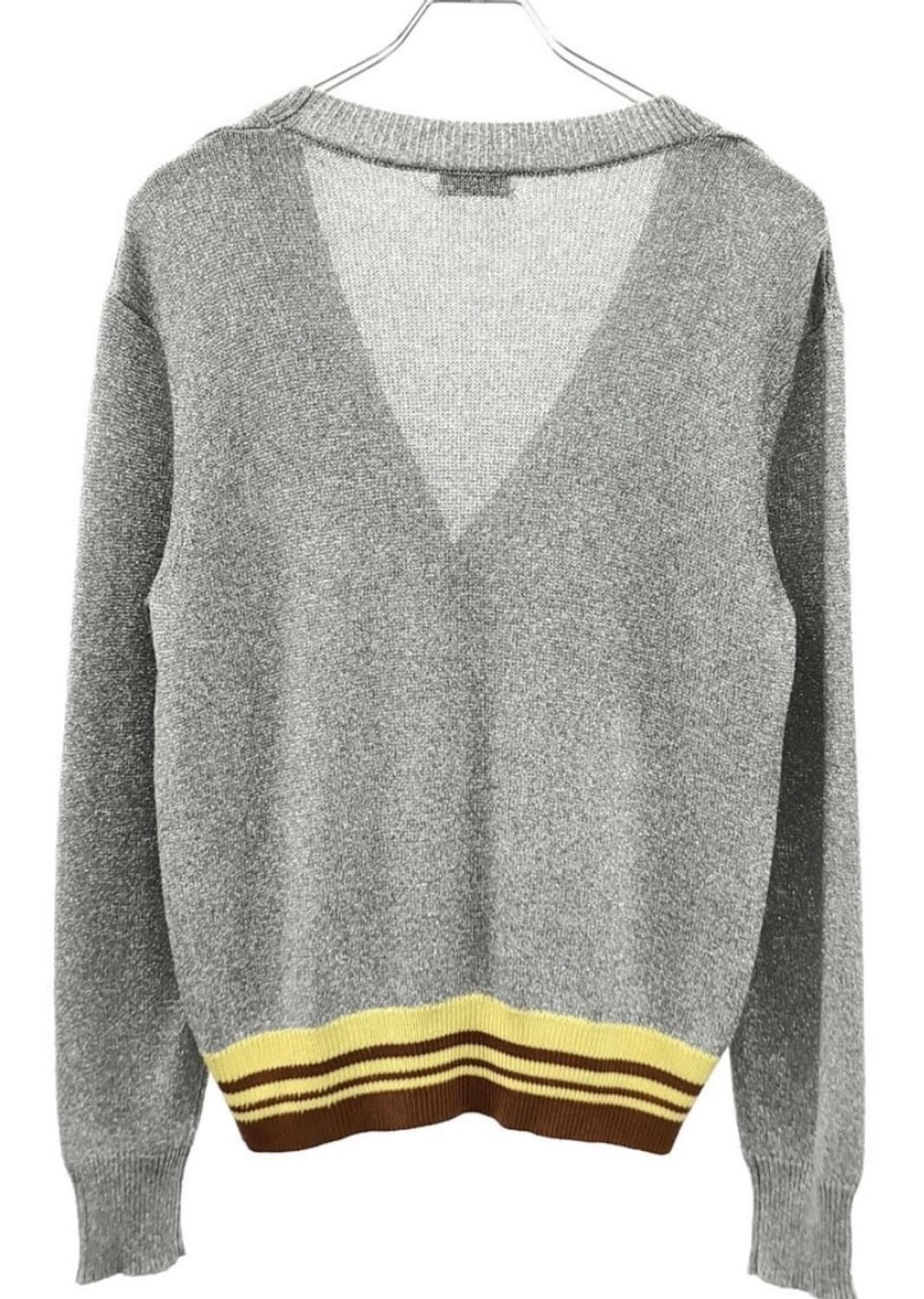 Dries Van Noten silver metalic cardigan 상품이미지2