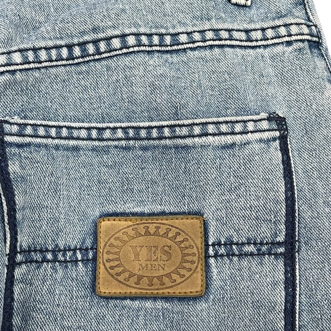 90s YESmen 연청 데님팬츠 상품이미지4