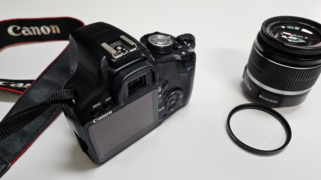 작례O 완벽 입문 세트 캐논 eos 500d+canon 18-55+uv필 상품이미지9