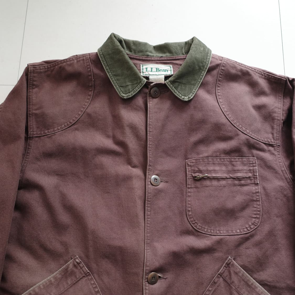 80s 엘엘빈 프리마로프트 헌팅 초어 자켓 브라운 MADE IN USA 상품이미지2