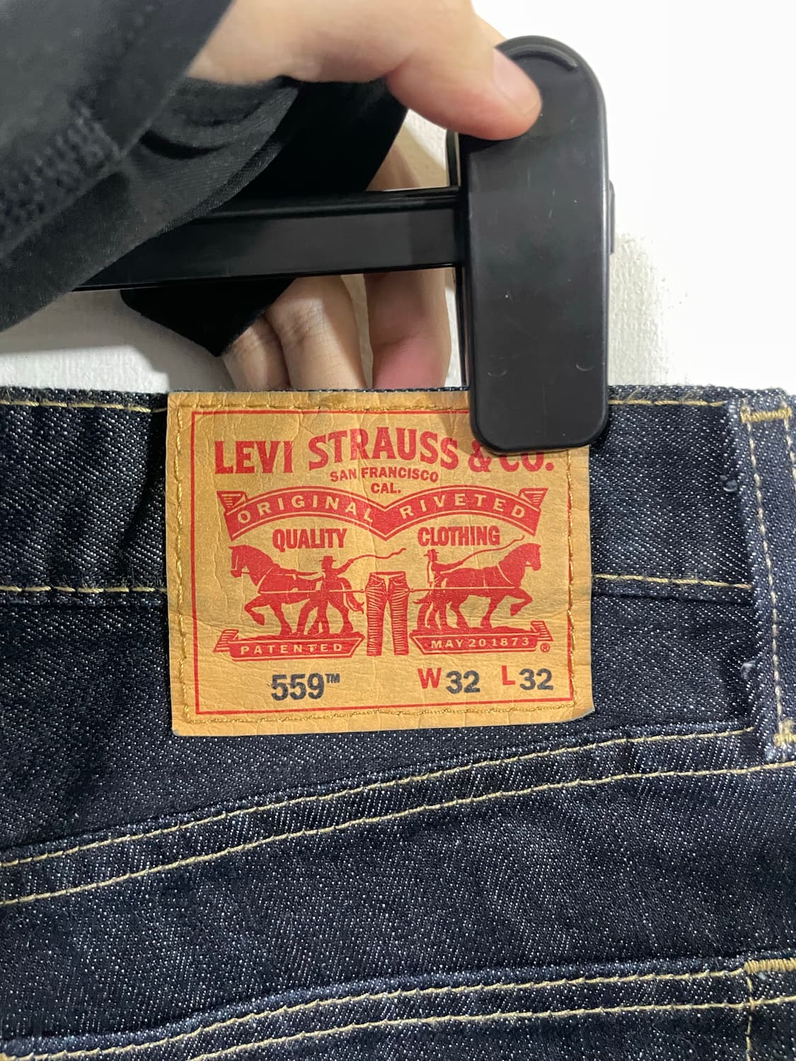 리바이스 559 생지데님 32x32 블랭크탭 R탭 상품이미지5