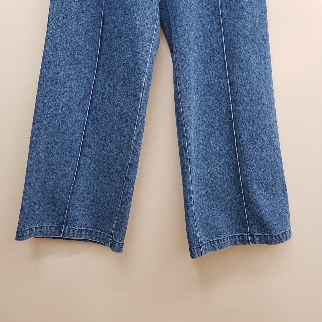 한섬 마인 2022 세미 와이드 하이웨스트 데님팬츠 S사이즈 상품이미지3