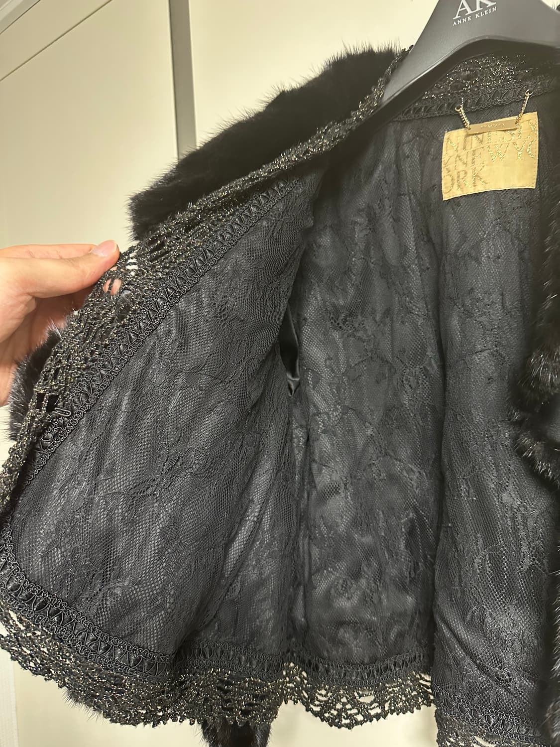 나인식스뉴욕 리얼 밍크 레이스 숏 자켓 (66) 상품이미지7