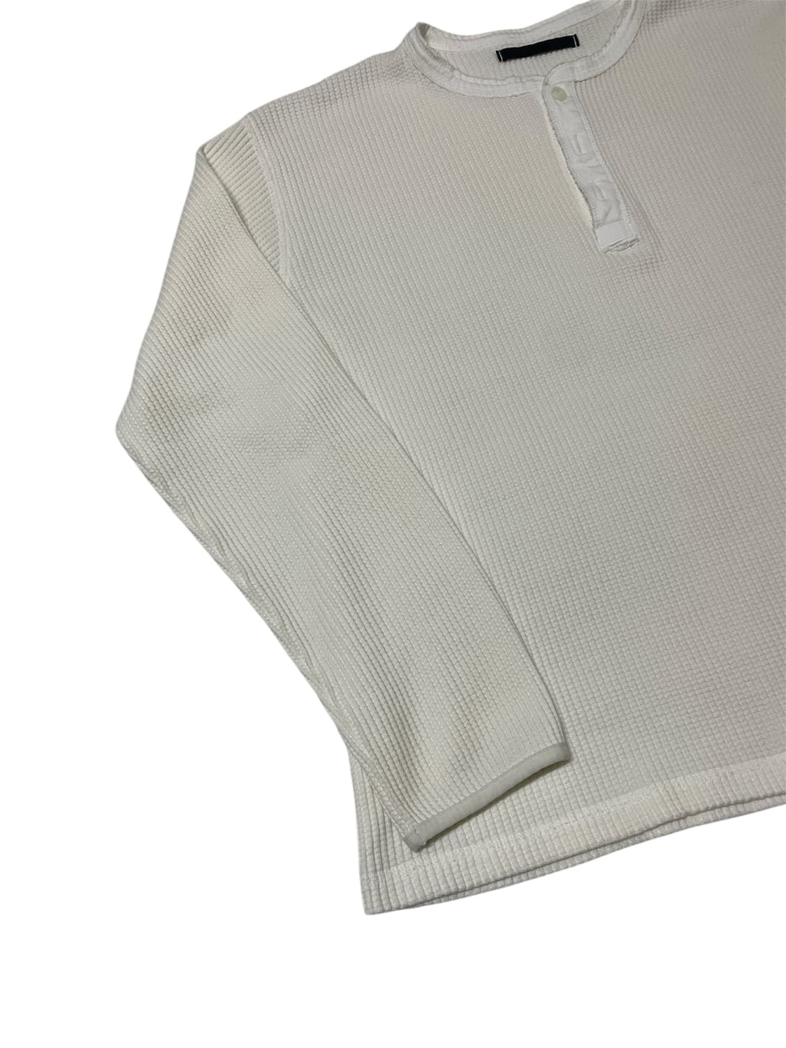 HTAE 90s Thermal Henley Neck Off-White 3 상품이미지2