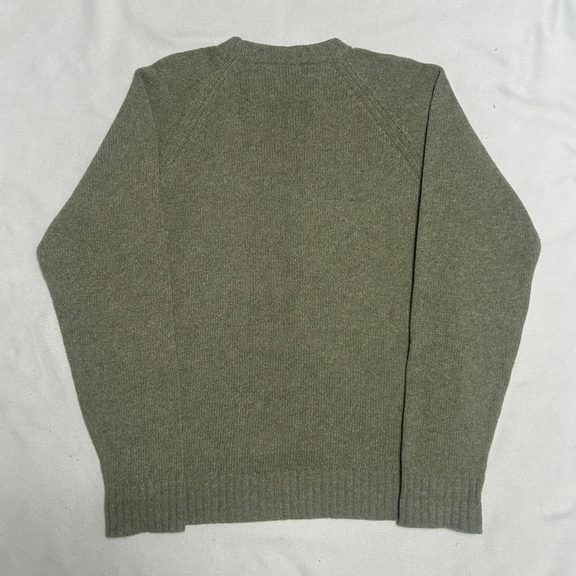 L 디젤 로고 그래픽 그린 울 니트  상품이미지3