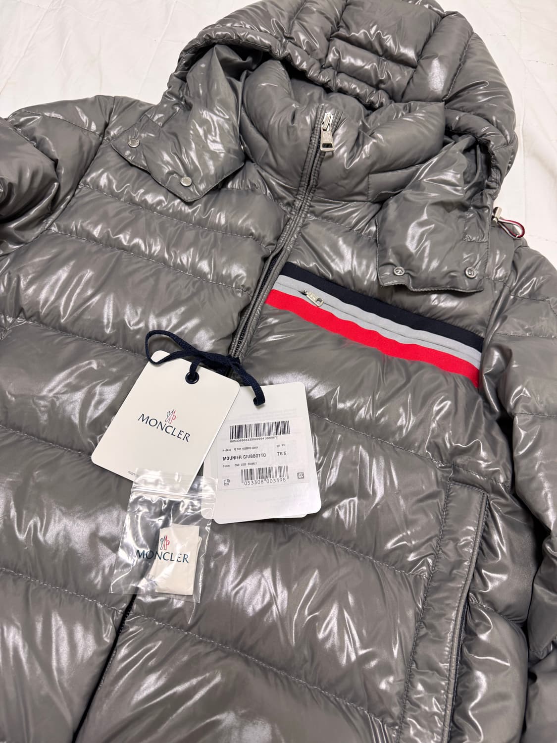 (5)몽클레어 무니에르 남성 패딩 그레이 상품이미지5